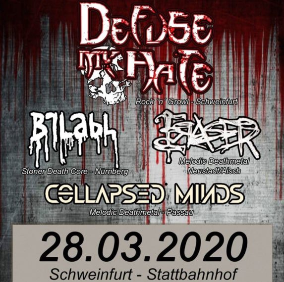 Eraser Blood for Metal Schweinfurt Stattbahnhof